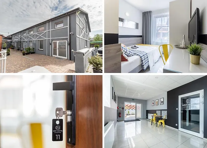 Grey Z Lazienka , Darmowy Parking, Zameldowanie Bezobslugowe Hostel